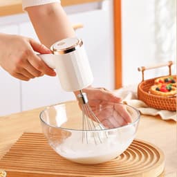 Elektrische Knoflookmolen - Uienhakker Keukenmachine - Snel Ingrediënten Hakken - USB Oplaadbaar - 95 x 20 x 95 cm - Wit — thumbnail 4