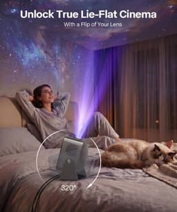 Beamer Full HD 1080p – 600 ANSI – Autofocus – Android 13 – WiFi & Bluetooth – 320° Draaibaar — thumbnail 3