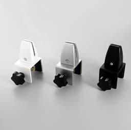 Set van 3 mobiele horizontale desktopscherm steunbeugels van duurzame aluminiumlegering voor stabiele en flexibele schermplaatsing — thumbnail 4