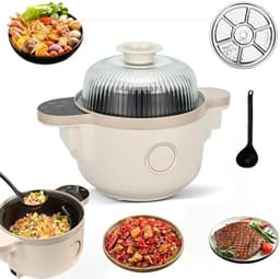 Automatische Kookmachine - Slimme Keukenmachine - Eenvoudig Koken - 360° Rotatie - 3.5L - Wit — thumbnail 1