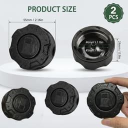 Tankdop grasmaaier 45 mm - set van 2 - ABS kunststof - stevige sluiting voor optimale bescherming - SnelShoppen — thumbnail 5