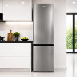 Heinner HCNF-HM293INVXD Koel-vriescombinatie – 293 L – Total No Frost – Inverter Compressor – Energieklasse D – Instelbare Thermostaat – LED-verlichting – RVS – 5 Jaar Garantie — thumbnail 5