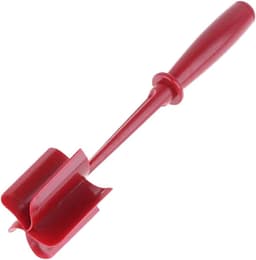 Gehaktmenger - Vleesvermaler - Maaltijdvoorbereiding - Antiaanbaklaag - 28 cm - Rood — thumbnail 5