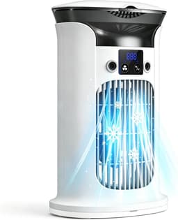 Mobiele airconditioning - mini-airconditioning - luchtkoeler, kleine airconditioning, draagbare airconditioner, wit [Energieklasse A+] — thumbnail 1