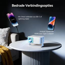VLSelect® Beamer mini - Projectie scherm - Thuisbioscoop — thumbnail 4