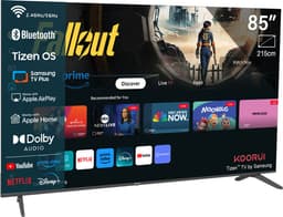 KOORUI K85D3UQ-T8, 85 inch, 4K QLED, TIZEN TV, Randloos ontwerp, Dynamisch geluid met Dolby Audio, Top-end metalen afwerking — thumbnail 3