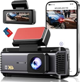 Auto Camera - Rijrecorder - Veilig Rijden - 4K Nachtzicht - 64GB Inclusief - Zwart — thumbnail 1