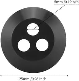 Doorvoertule 3-gaats - Brandstoftank Doorvoer - Vervangingen Grasmaaier - Rubber - Gatdiameter 5 mm - Compatibel met Echo Modellen — thumbnail 2