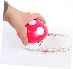 Efficiënte Mini Handstofzuiger Nat en Droog, Draagbare Schrobber voor Keukenbladen, Tafels en Kantoor, Laag Geluid, Eenvoudig Te Reinigen（Blauw） — thumbnail 4