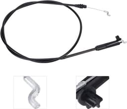 Motorbedieningskabel Vervanging voor Toro Grasmaaier - Remkabel - PVC/Nylon/Staaldraad - Lengte 147 cm - Uittrekbare lengte 80 mm - Artikelnummer 104-8676 — thumbnail 2