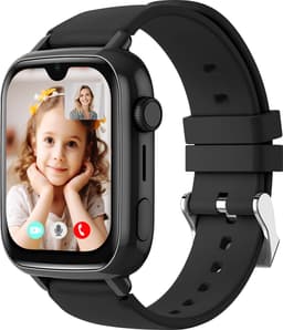 Protectly® GPS Horloge Kind Met Simkaart - 4G - SOS Alarm - Smartwatch Kinderen - GPS Tracker Kind - (Video)bellen - HD Camera - Whatsapp en SMS - Elke polsmaat - Bekijk Locatie Kind - Android en iOS - Incl. Simkaart & Screenprotector — thumbnail 1