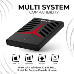 Externe harde schijf - Draagbare opslag - Gegevens opslaan - Plug-and-play functie - 500 GB - Zwart — thumbnail 4