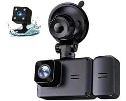 Auto Dashcam - Voertuig Recorder - Veilige Ritten - Drievoudige Camera - 2 Inch Display - Zwart