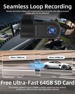 Auto Camera - Rijrecorder - Veilig Rijden - 150 Graden Lens - 64GB Kaart - Zwart — thumbnail 3