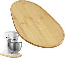 Mixer Slider Mat - Keuken Accessoire - Aanrecht Beschermen - Meerlaagse Constructie - 387 cm - Houtkleur — thumbnail 1