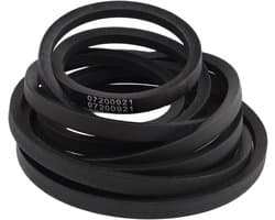 Grasmaaier Riem - Aandrijfriem Tuin - Gazon Onderhoud - Duurzaam Rubber Ontwerp - 18 x 18 x 6 cm - Zwart