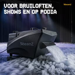 Rookmachine low fog - BeamZ ICE1400 - Laaghangende rook - Voor bruiloften, events en DJ’s - 1400W — thumbnail 3