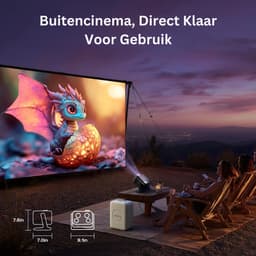 CRLYN® Mini Beamer – Projector – Thuisbioscoop Beamer — thumbnail 4