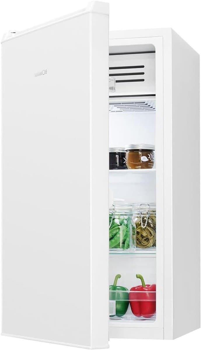 Kleine Koelkast met Vriesvak - Compacte Koelkast Mini Koelkast - Dagelijkse Boodschappen Opslag - Verwisselbare Deuraanslag - 83 Liter - Wit — afbeelding 1