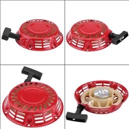 Dailygoods- Terugslagstarter voor 2KW 168F Benzinegenerator - Hoogwaardig Metaal - Eenvoudige Installatie - Schokbestendig - Laag Geluidsniveau - Inclusief Schroeven - Startmotor — thumbnail 3