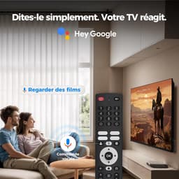 Smart TV 43 inch 4K UHD televisie Google TV met HDR10 Dolby Audio Bluetooth HDMI 60Hz — thumbnail 3