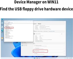 Externe USB diskdrive - Floppy drive - Oude data lezen - Plug and Play - 144MB - Zwart — thumbnail 4