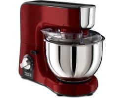 Keukenmachine - Mixer Deegmachine - Bakken en Koken - Planetair Rondsysteem - 5 Liter Kom - Rood