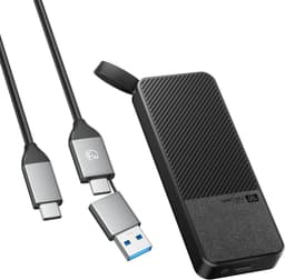 Externe SSD - Draagbare Opslag - Bestanden Overzetten - USB 3.2 Gen2 Snelheid - 2 TB - Zwart — thumbnail 1