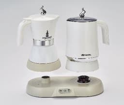 Ariete Percolator en Melkopschuimer - Italiaans koffiezetapparaat & Melkopschuimer - 20cl - 500W - Wit — thumbnail 5