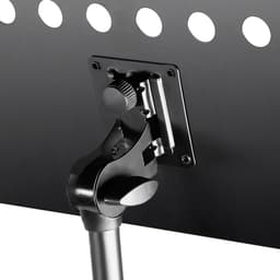 Muziekstandaard Heavy Duty, stevige Orkestlessenaar met geperforeerde metalen blad — thumbnail 2