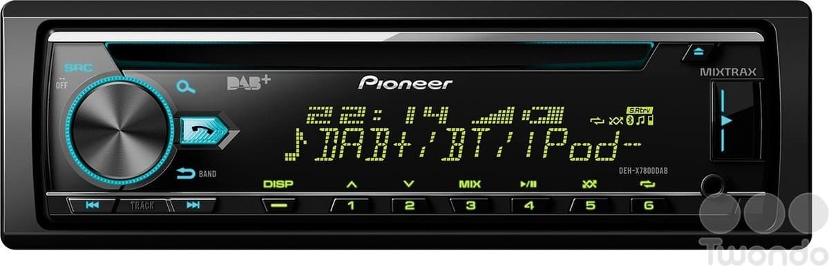 Pioneer DEH-X7800DAB - Autoradio met DAB+ — afbeelding 1