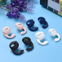 Oordopjes Anti slip - Siliconen Earhooks - Earhoox - Geschikt voor Airpods - Oorhaken - 1 paar wit — thumbnail 3