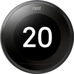 Google Nest Learning Thermostat - Slimme thermostaat - Zwart — thumbnail 1