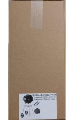 XL Kogelbarbecue - 46 cm - Incl. Briketten en Marinadekwast — thumbnail 2