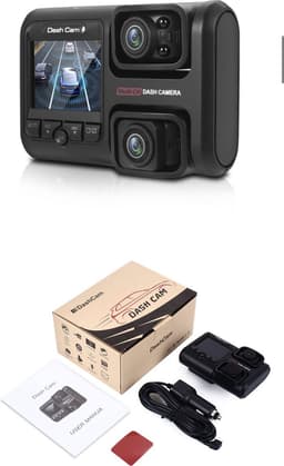 DrPhone RangeT1 Dashcam – Full HD 1080P – WiFI + Dubbele SONY IMX323 Lens - Applicatie + 170 Graden - Nachtzicht - Loop Opneemfunctie - Zwart — thumbnail 4