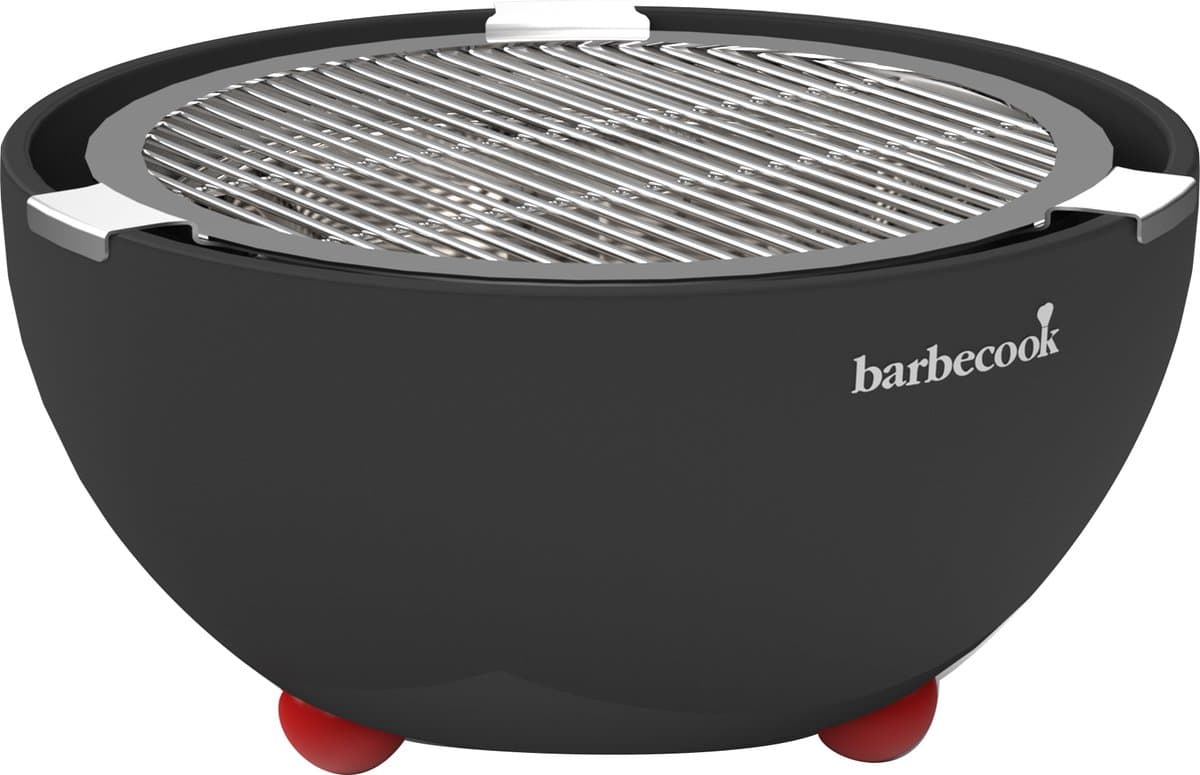 Barbecook Joya - Tafel BBQ Houtskool - Incl. set van 4 BBQ tangen - Zwart - 31cm — afbeelding 1