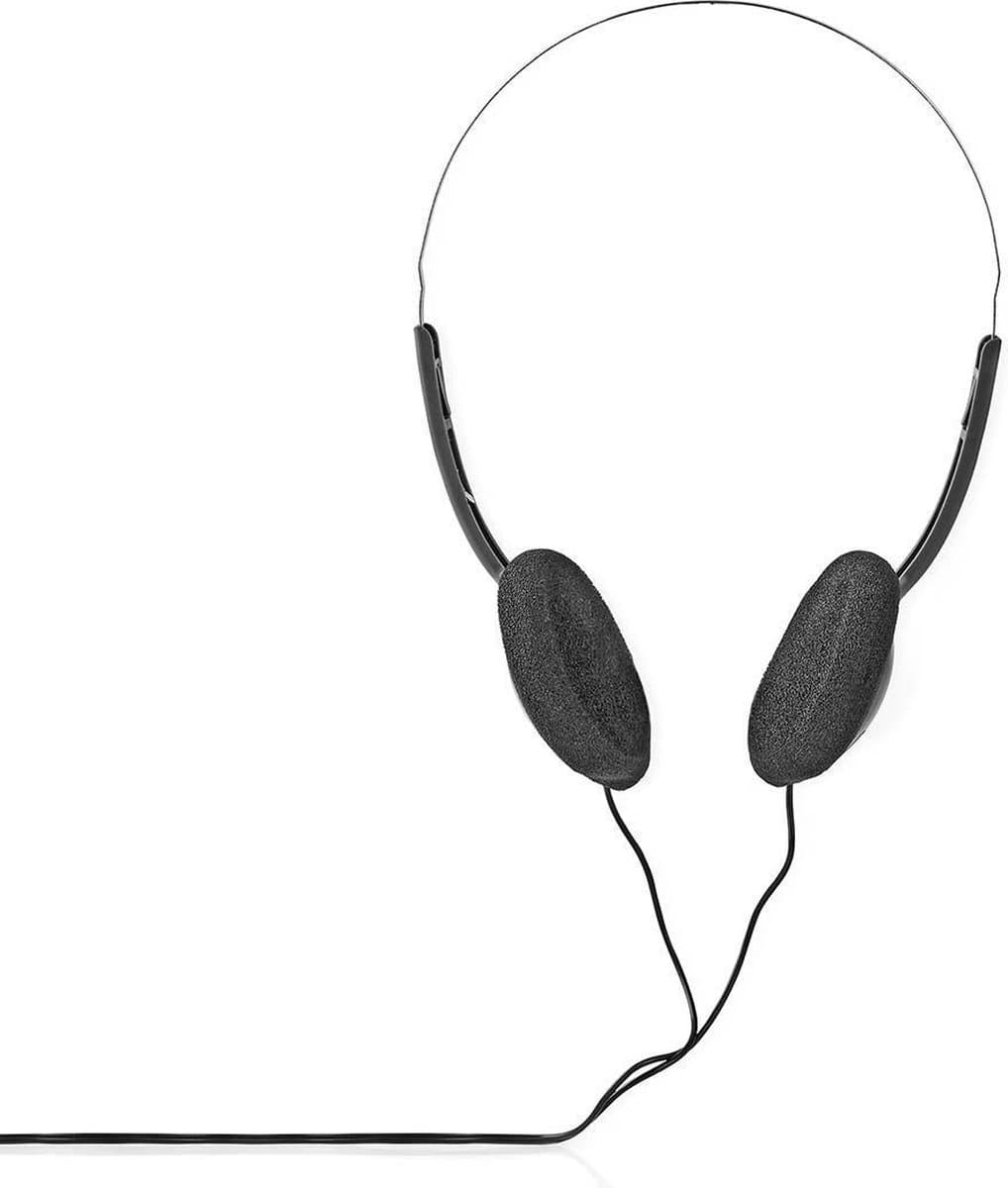Nedis Bedrade On-ear Koptelefoon - 3,5 mm - Kabellengte: 1.20 m - Zwart — afbeelding 1