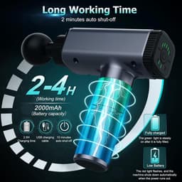 Massage gun - Massage apparaat - Professioneel - Massagegun - Must have voor iedereen! — thumbnail 3