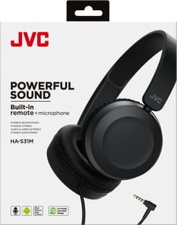 JVC HA-S31M - On-ear koptelefoon - Zwart — thumbnail 3