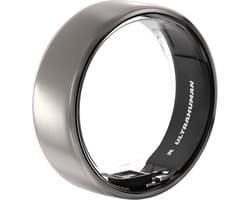 ULTRAHUMAN Ring AIR – Smart Ring | Geen maandabonnement | Bepaal eerst de juiste maat met de Sizing Kit | Slaaptracker - Hartslagmeter - Fitnesstracker – Raw Titanium – Size 9
