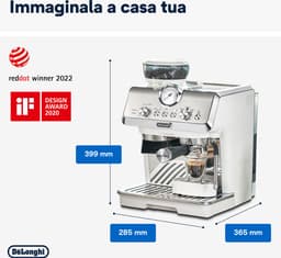 De’Longhi Dedica Arte EC9155.W Half automatisch Espressomachine 1,7 l — thumbnail 2