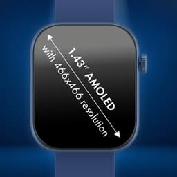 Denver Smartwatch - Android iOS - Volledige Belfunctie - Amoled Display - Sporthorloge - Hartslagmeter - Saturatiemeter - Slaapmonitor - SWC185BU — thumbnail 3