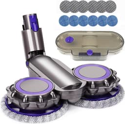 Elektrische Dweil Mop geschikt voor Dyson V7 V8 V11 V10 V15 Slim Steelstofzuiger – Dweilsysteem – Mondstuk - Vloerwisser– Stofzuigeraccessoires – Vloermop — thumbnail 1