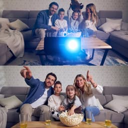 Overmax Multipic 6.1 Full HD 1080p LED-beamer met autofocus-keystone-beeldcorrectie - Wifi Bluetooth 5.0 - 7000 lumen — thumbnail 5