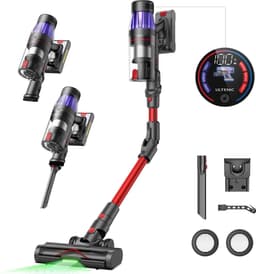 Ultenic U16 Flex steelstofzuiger - snoerloze stofzuiger met 45KPa krachtige zuigkracht, 45Mins werktijd, anti-kroesborstel voor huisdierhaar, tapijten en auto — thumbnail 1