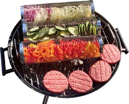 Premfy Luxe Kogelbarbecue - Houtskoolbarbecue - Ronde Barbecue op Wielen - SET met 2 Grillrollen, BBQ Hoes, en Grilltangen SET - 46x76 cm - Instelbaar Luchtrooster - Grilloppervlak Ø 45 cm - Met As Vanger - Zwart — thumbnail 5