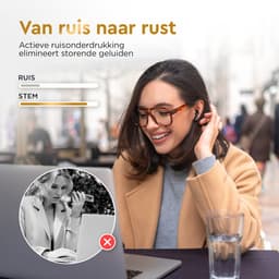 Golden Sound Oortjes draadloos - Draadloze oordopjes - Bluetooth oortjes - Active Noise Cancelling - Sport oordopjes - Led display - Touch functie - Geschikt voor elke smartphone & laptop — thumbnail 5
