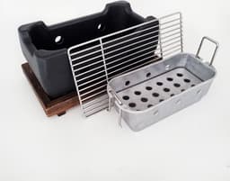 KoreanVibe The small Grill Barbeque - BBQ - Grill - Tafel - Barbecue - Korean bbq - houtskool bbq - koreaanse barbeque — thumbnail 4