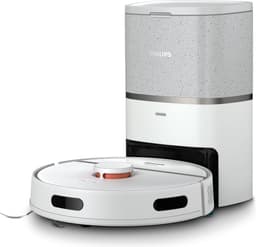 Philips HomeRun Aqua 3000 Series XU3110/02 - Robotstofzuiger met Dweilfunctie - Incl. Laadstation - Wit / Metallic - App Connected — thumbnail 1