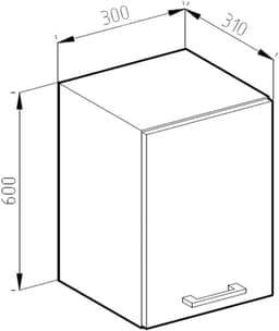 Vaatwasserpaneel Landhuisstijl Wit 60 cm - Frontpaneel voor Keukenmodule — thumbnail 4